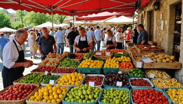 Marchés provençaux en ardèche : un voyage au cœur des saveurs
